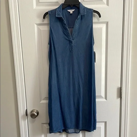 Time and Tru | Dresses | Time And Tru Sleeveless Soft Denim Dress | Poshmark